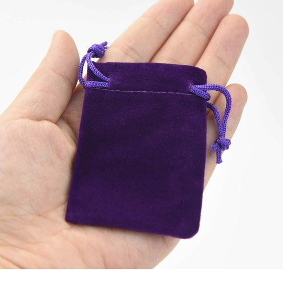 Jewelry pouches 2x3 velvet cloth - Picture 3 of 8